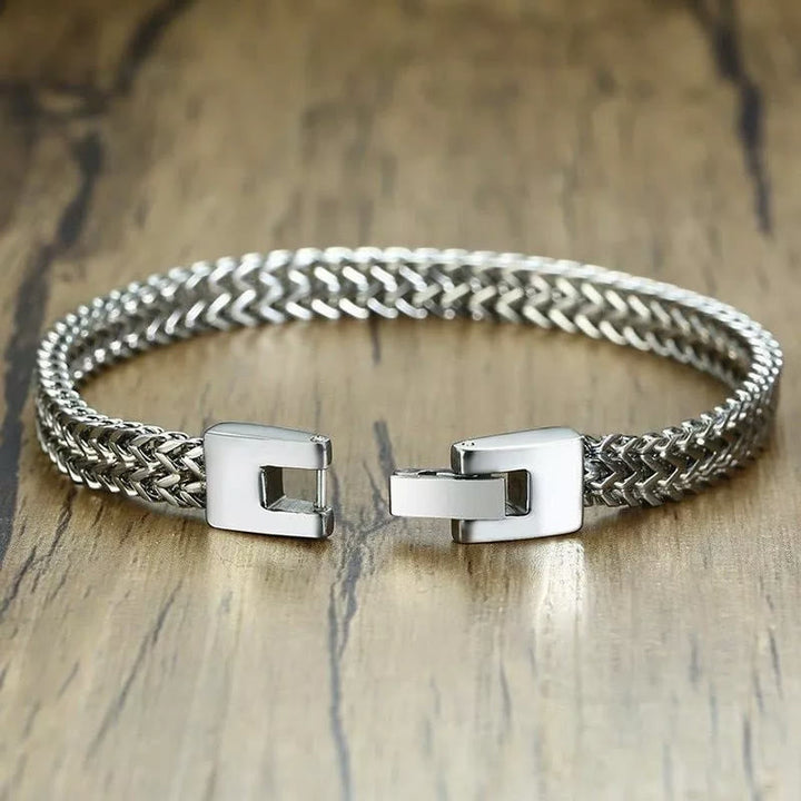 Stainless Steel Wheat Bracelet