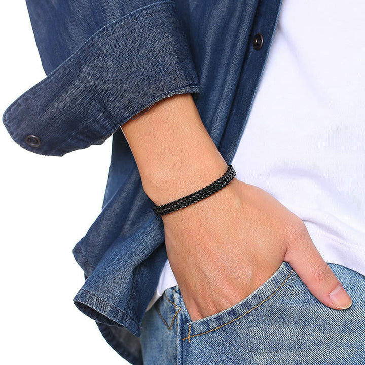Stainless Steel Wheat Bracelet