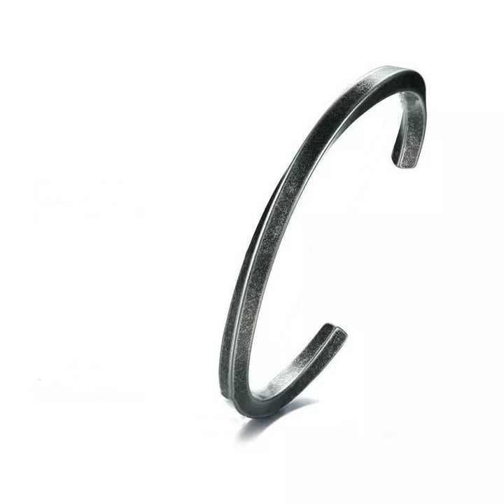 Spiral Twist Open Bracelet
