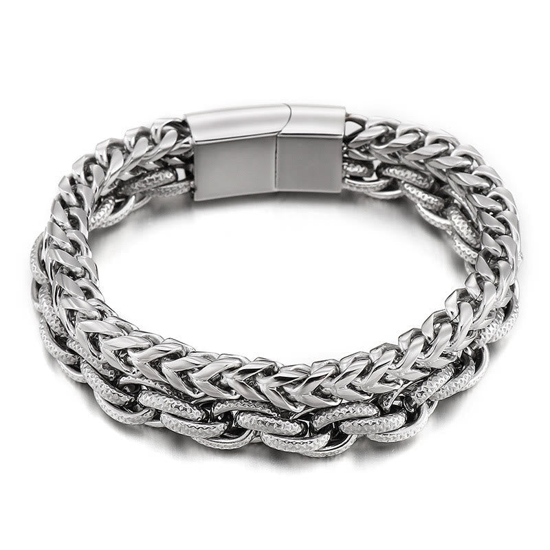 Heavy Chain Link Stainless Steel Bracelet
