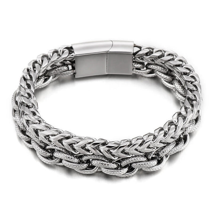 Heavy Chain Link Stainless Steel Bracelet