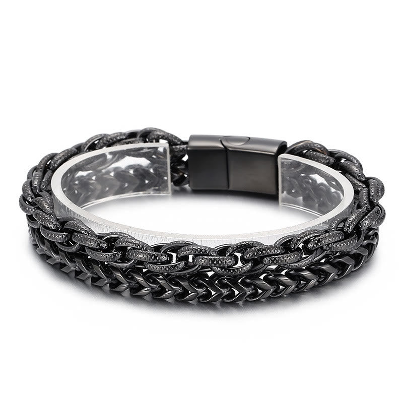 Heavy Chain Link Stainless Steel Bracelet