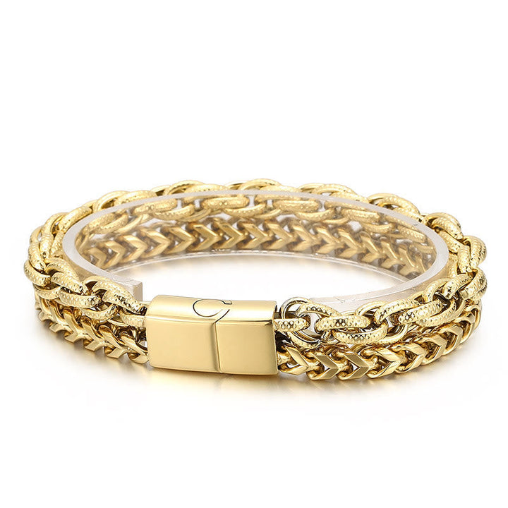 Heavy Chain Link Stainless Steel Bracelet