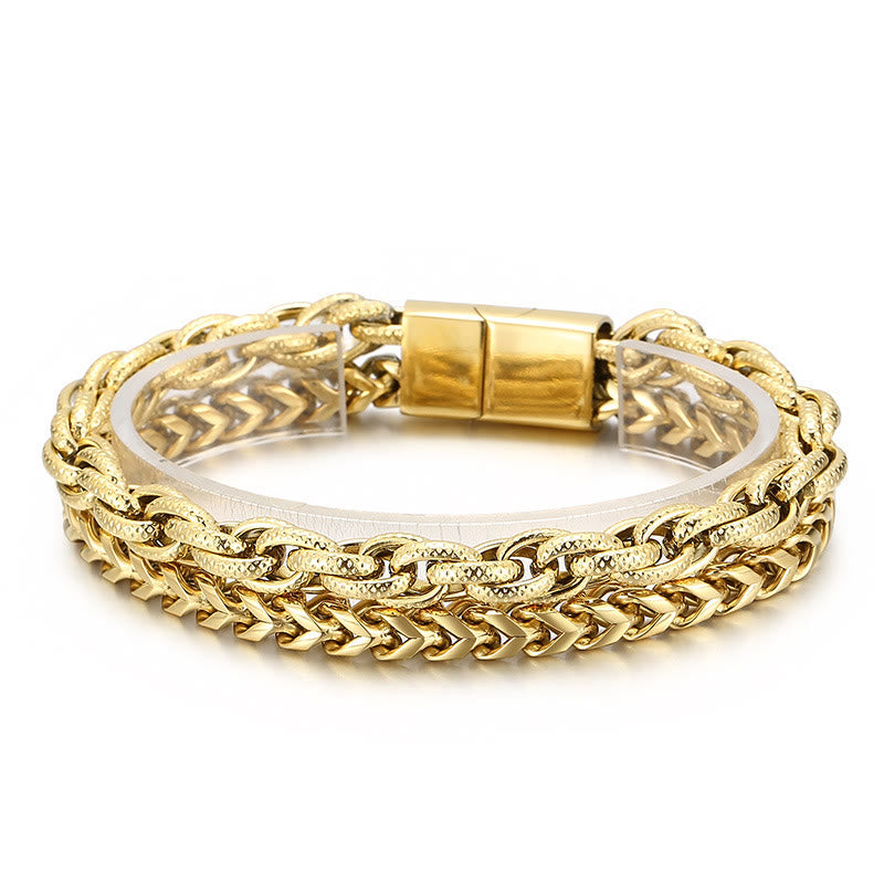 Heavy Chain Link Stainless Steel Bracelet