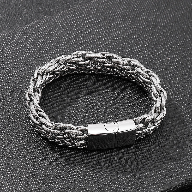 Heavy Chain Link Stainless Steel Bracelet