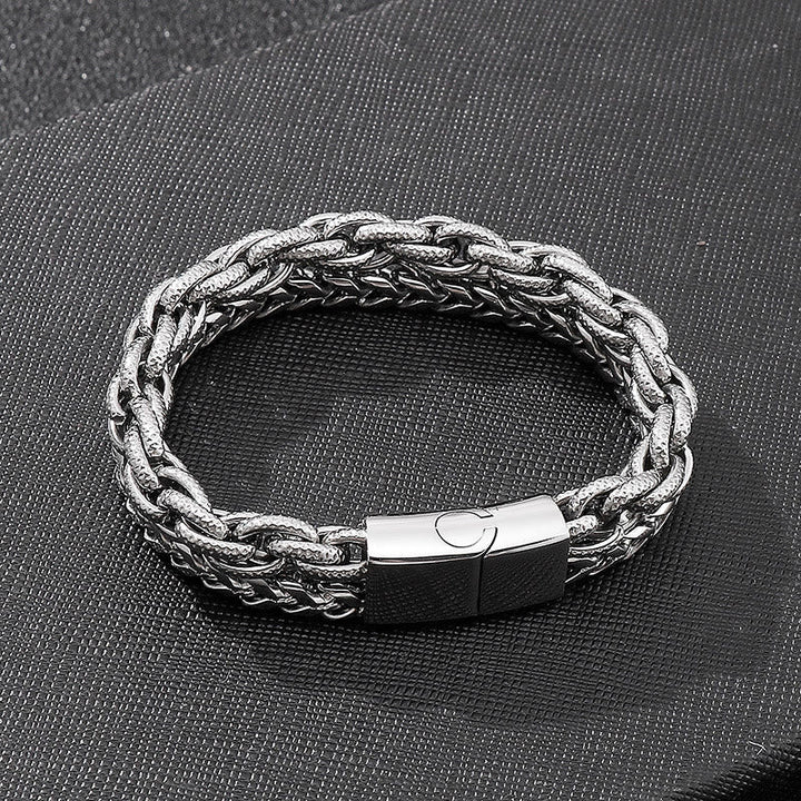 Heavy Chain Link Stainless Steel Bracelet