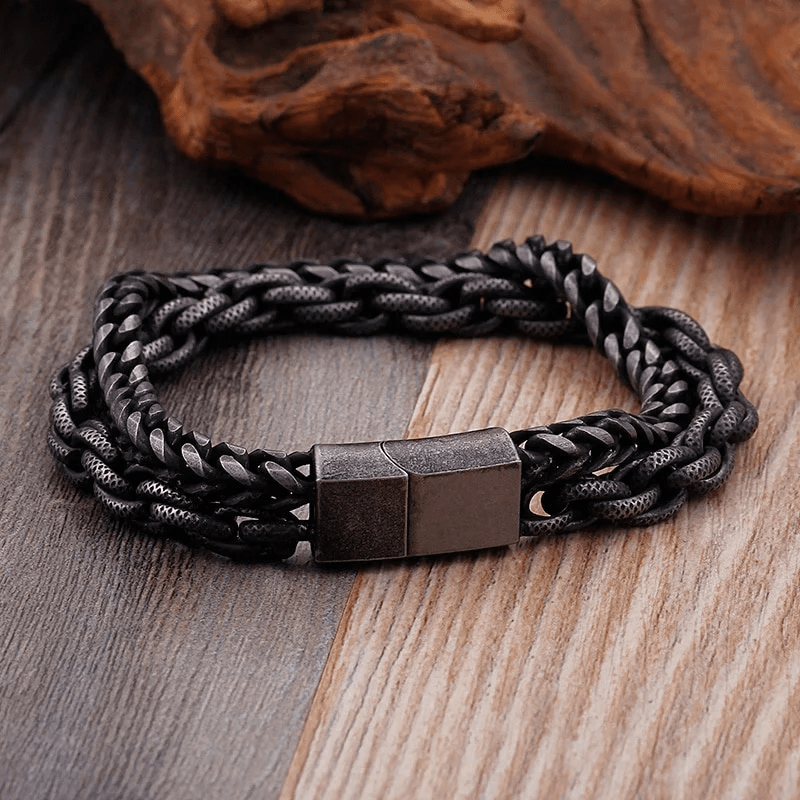 Heavy Chain Link Stainless Steel Bracelet