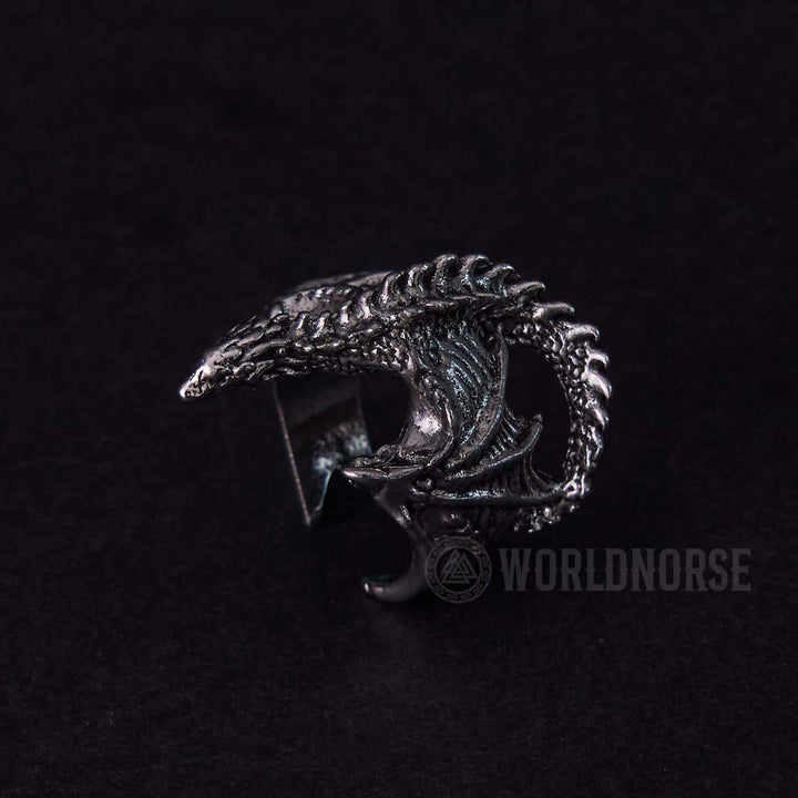 Dragon Open Design Gothic Ring