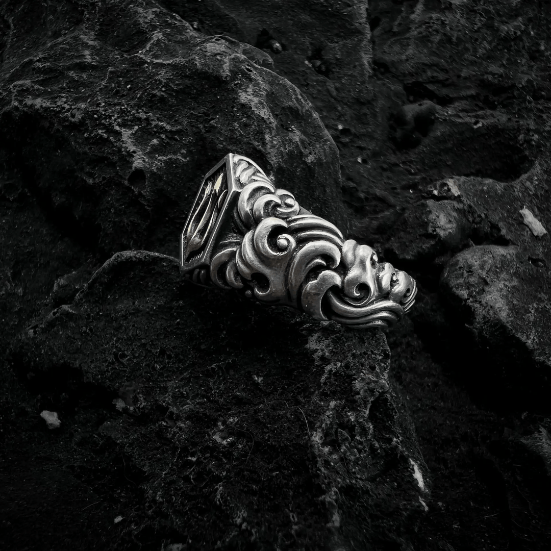 Poseidon Trident Battle Ring