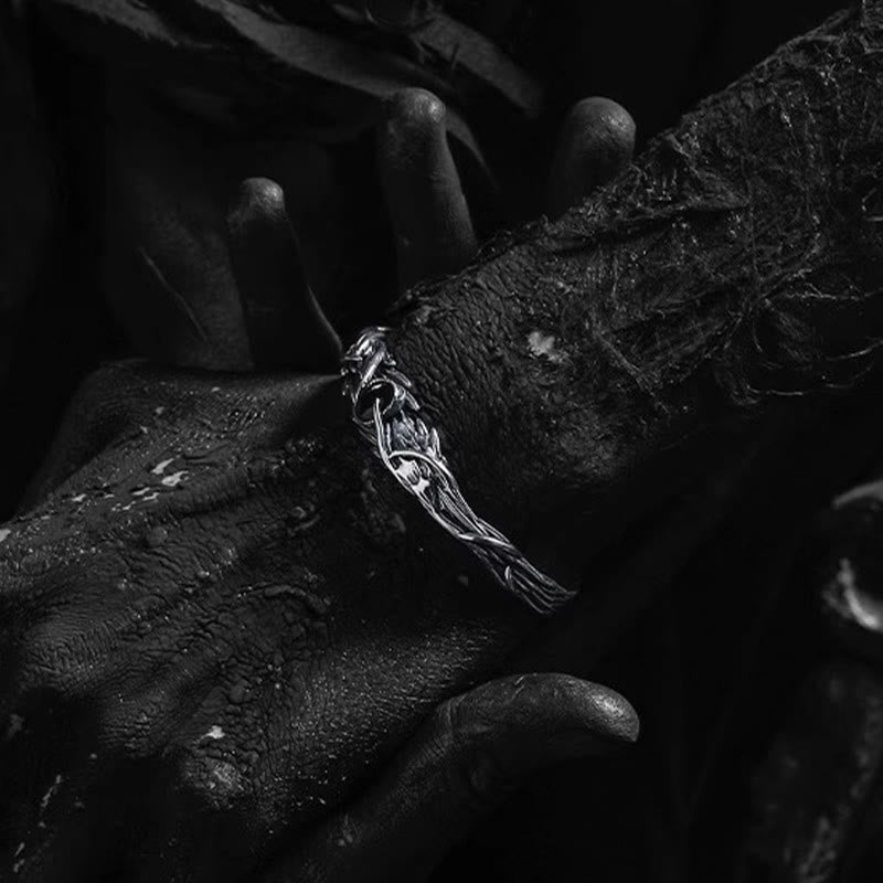 Dark Leaf Branch Bracelet