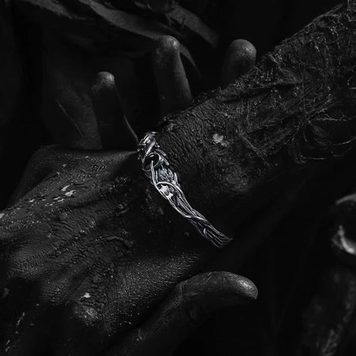 Dark Leaf Branch Bracelet