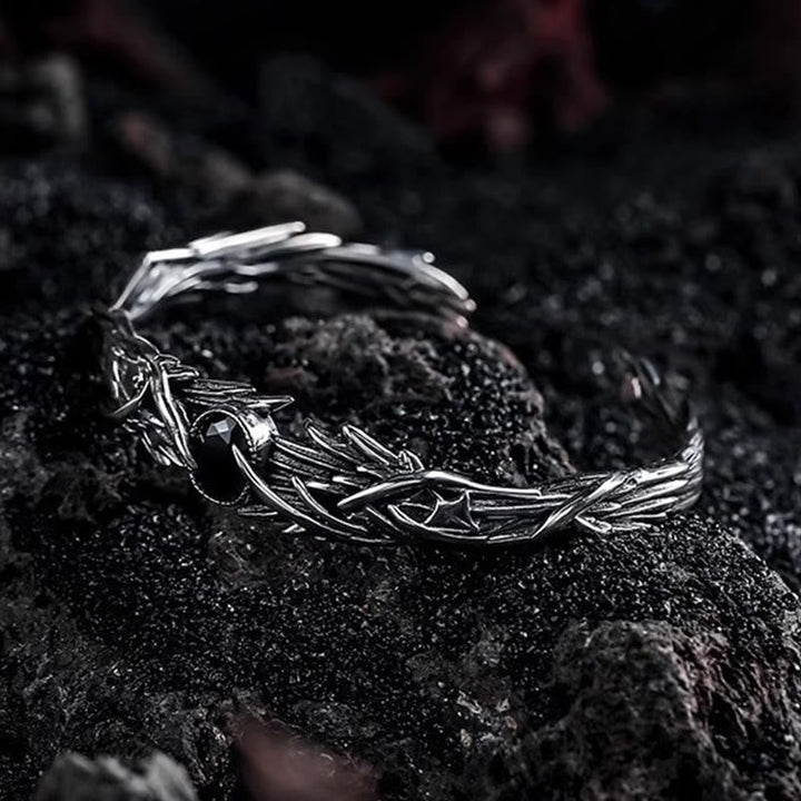 Dark Leaf Branch Bracelet