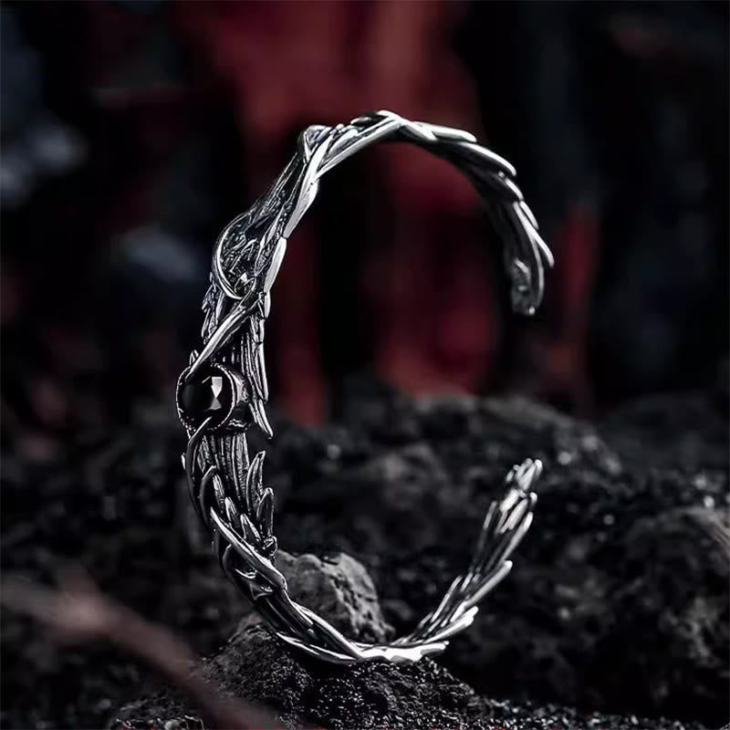 Dark Leaf Branch Bracelet