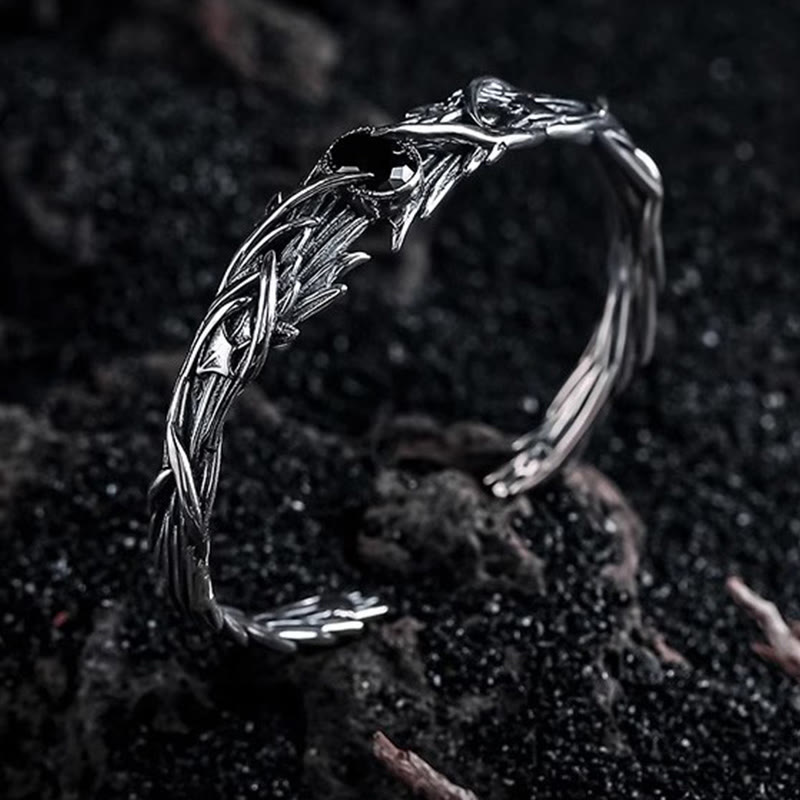 Dark Leaf Branch Bracelet