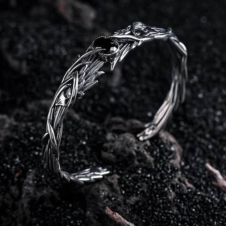 Dark Leaf Branch Bracelet