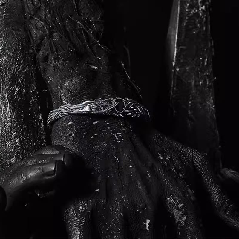 Dark Leaf Branch Bracelet