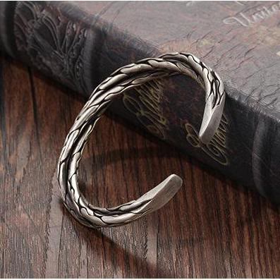 Handcrafted Dual Twist Cuff Bracelet