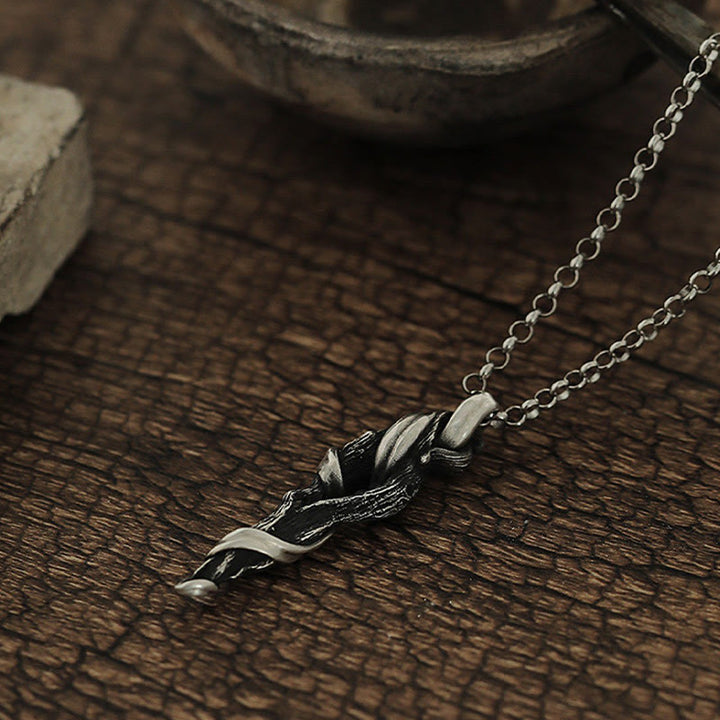 Vintage Driftwood Necklace