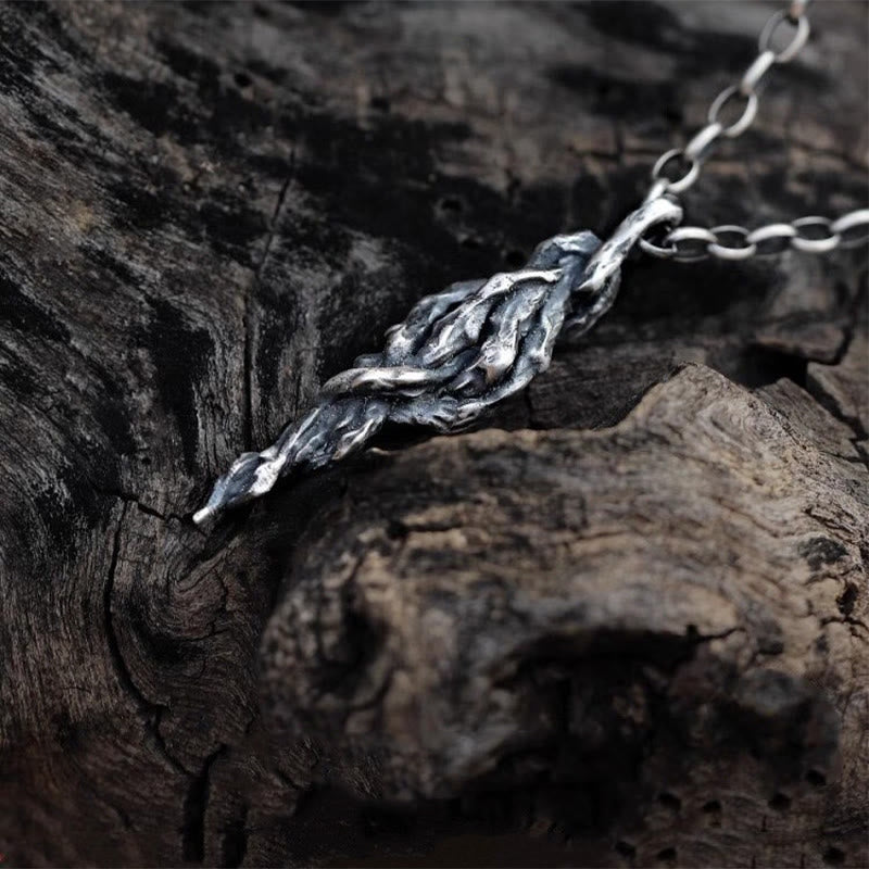 Irregular Vine Thorn Necklace
