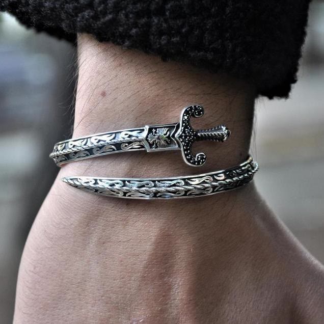 Retro Sword Stainless Steel Bracelet