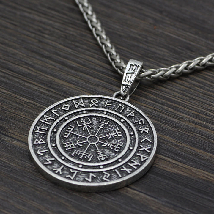 Vegvisir Rune Round Necklace