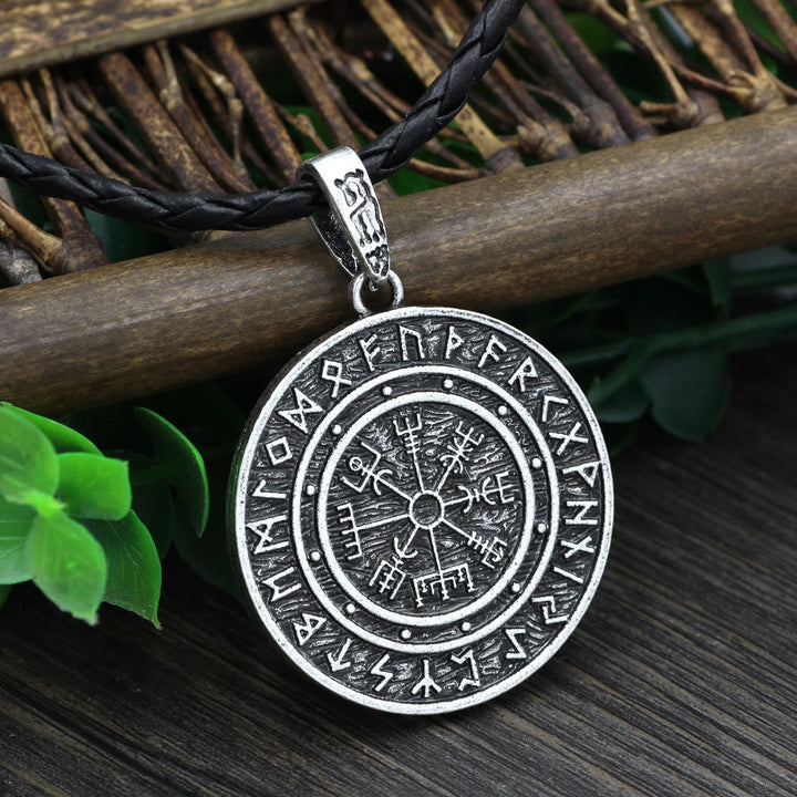 Vegvisir Rune Round Necklace