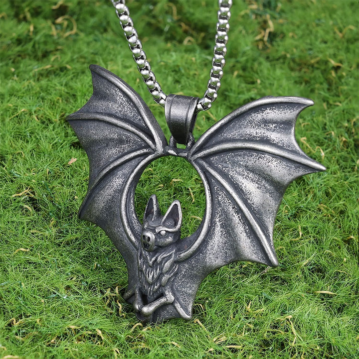 Gothic Dark Bat Necklace