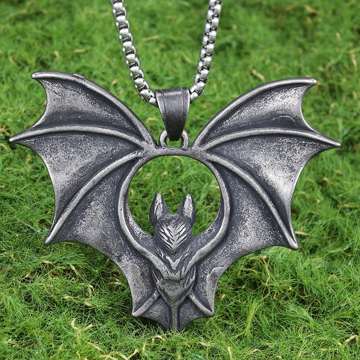 Gothic Dark Bat Necklace