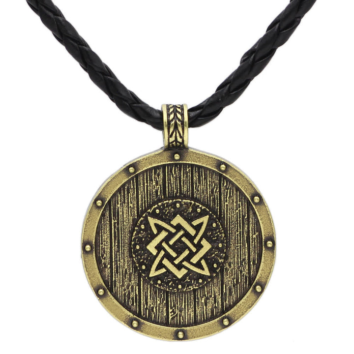 Viking Round Shield Necklace