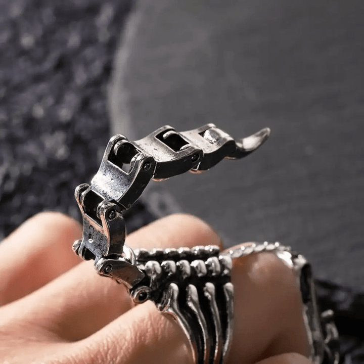 Gothic Scorpion Tail Adjustable Ring