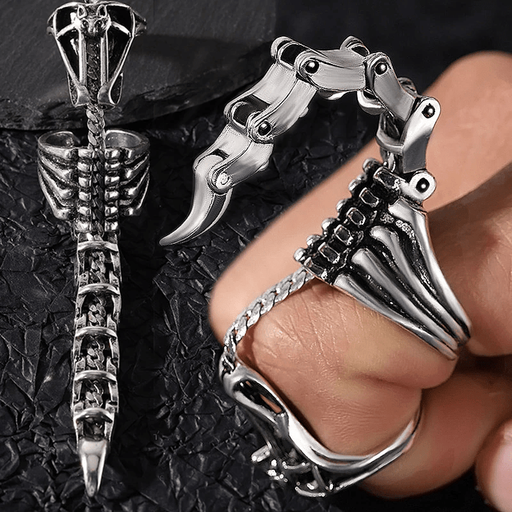 Gothic Scorpion Tail Adjustable Ring