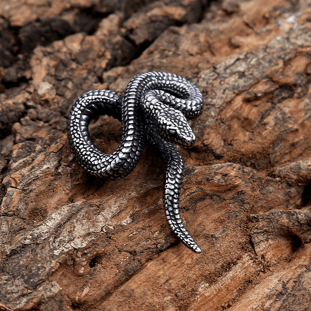 Gothic Python Snake-Shaped Necklace