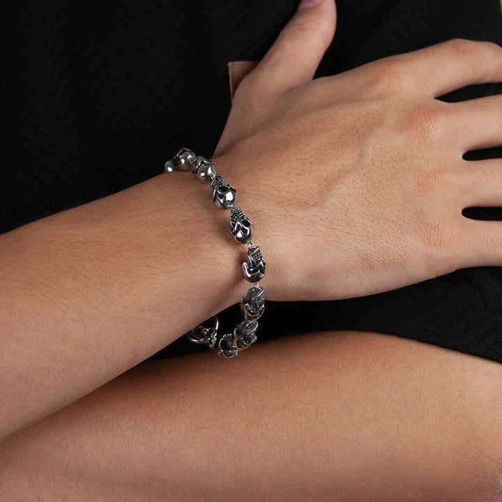 Demon Skull Skeleton Bracelet