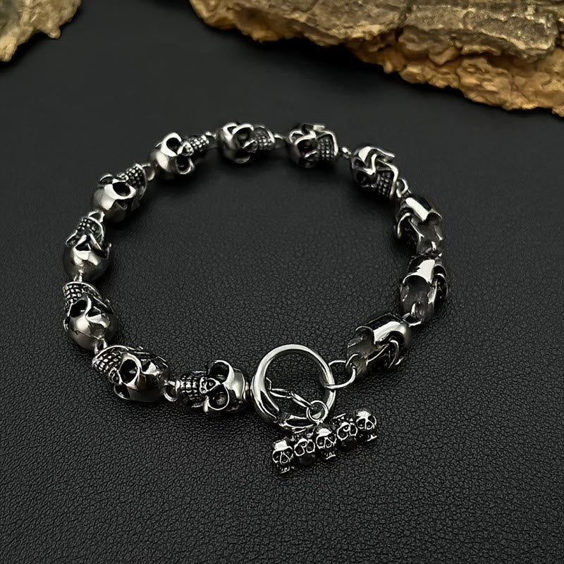 Demon Skull Skeleton Bracelet