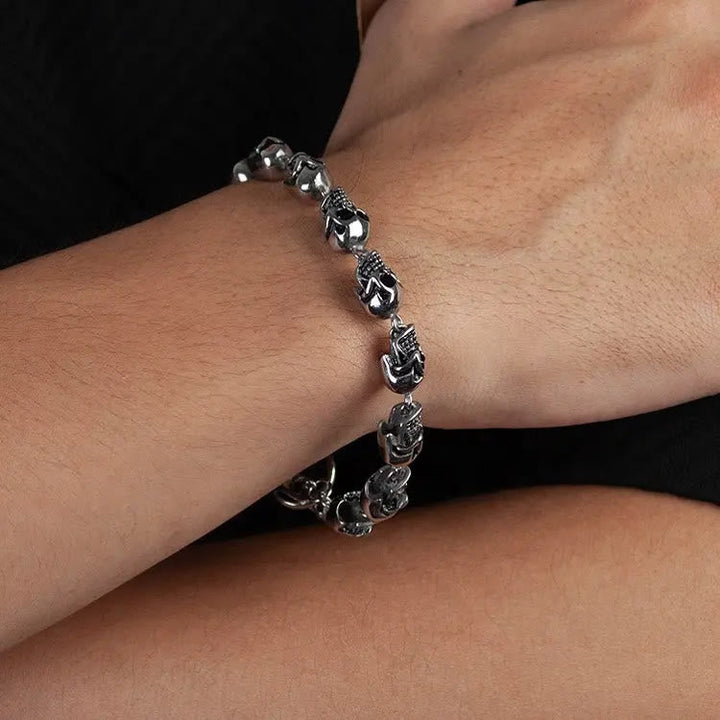 Demon Skull Skeleton Bracelet