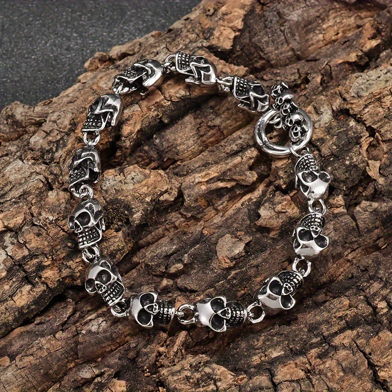Demon Skull Skeleton Bracelet