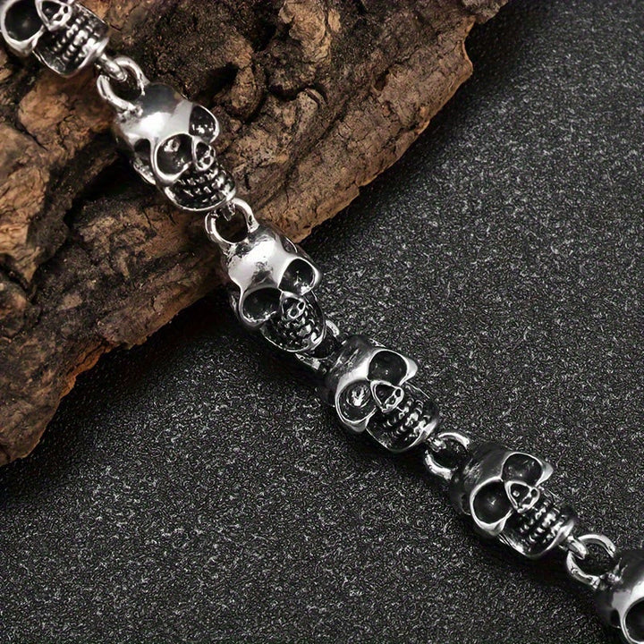 Demon Skull Skeleton Bracelet