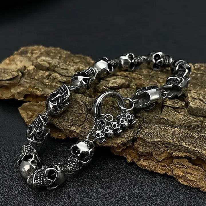 Demon Skull Skeleton Bracelet