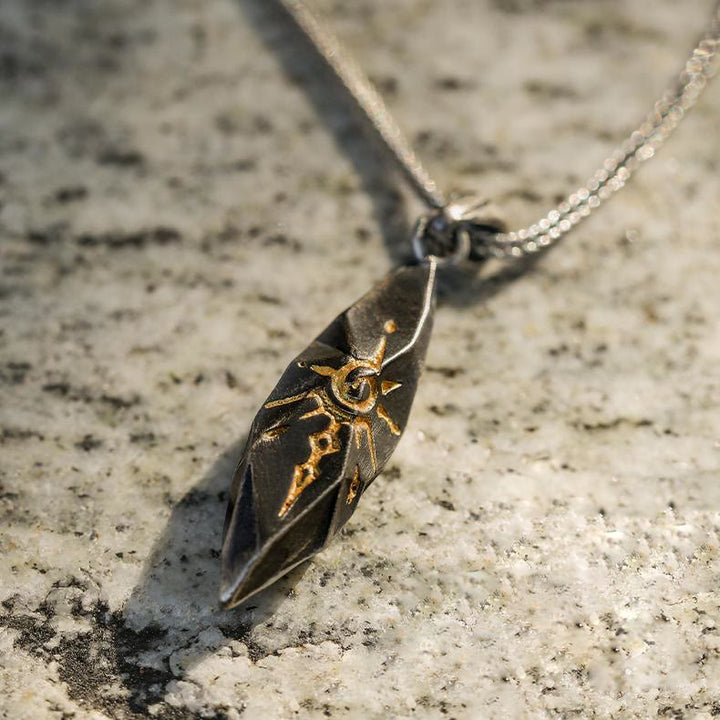 Handcrafted 925 Silver Wishing Stone Necklace