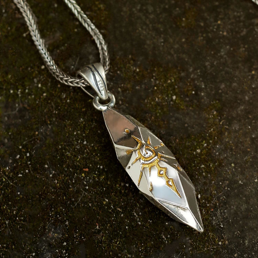 Handcrafted 925 Silver Wishing Stone Necklace