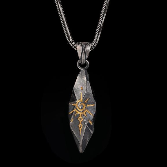 Handcrafted 925 Silver Wishing Stone Necklace