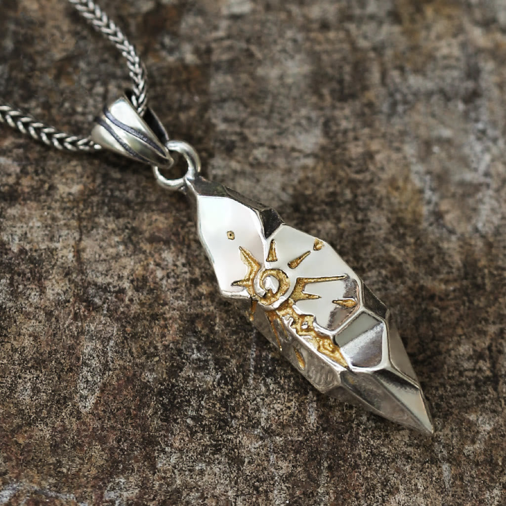 Handcrafted 925 Silver Wishing Stone Necklace