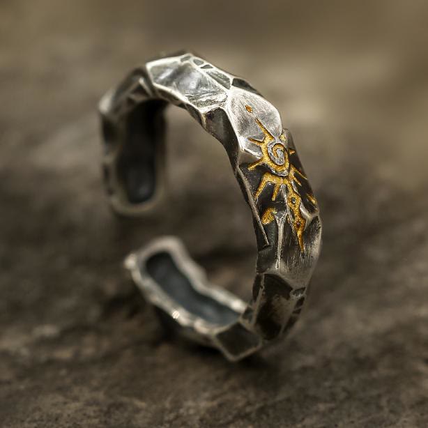 Handcrafted 925 Silver Wishing Stone Ring