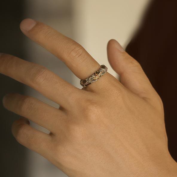 Handcrafted 925 Silver Wishing Stone Ring