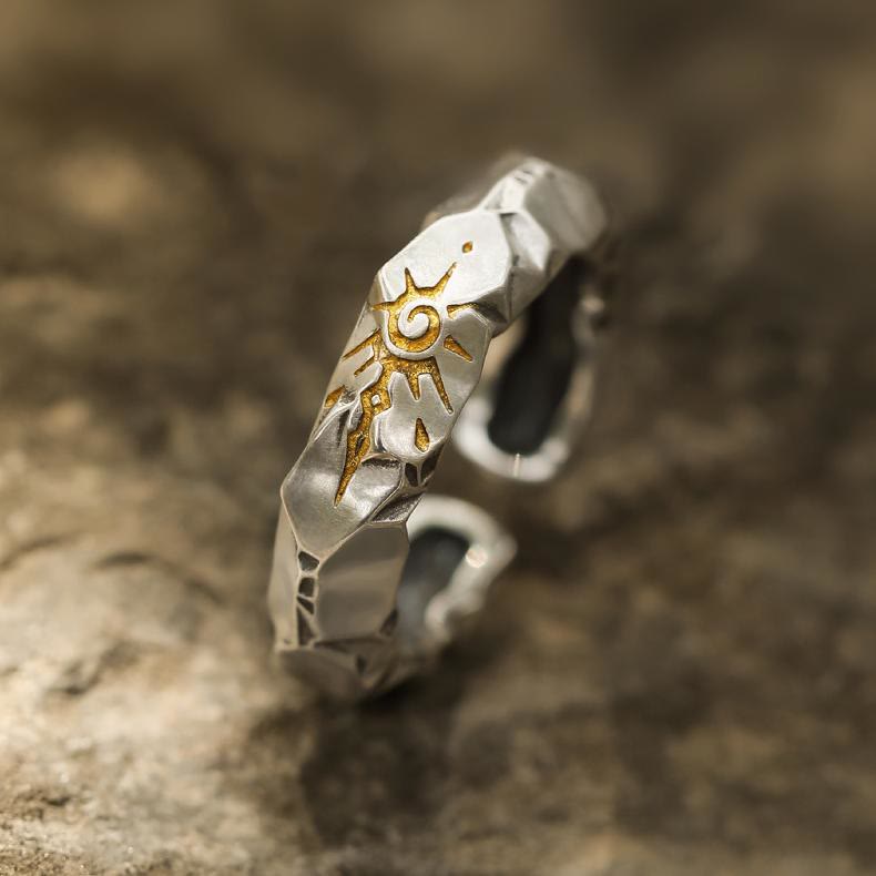 Handcrafted 925 Silver Wishing Stone Ring