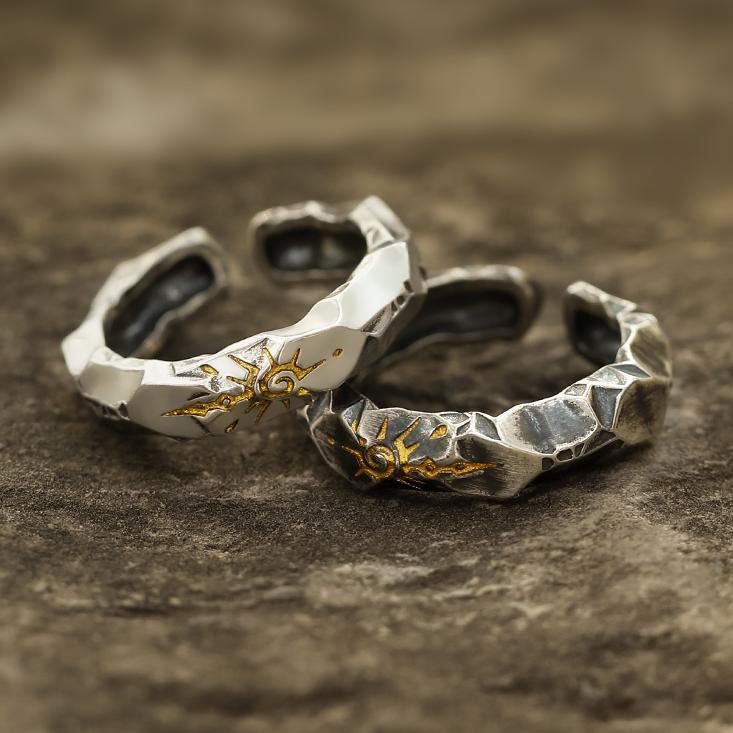 Handcrafted 925 Silver Wishing Stone Ring