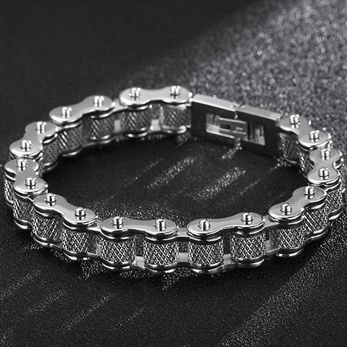 Motorcycle Chain Solid Bracelet