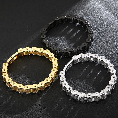 Motorcycle Chain Solid Bracelet