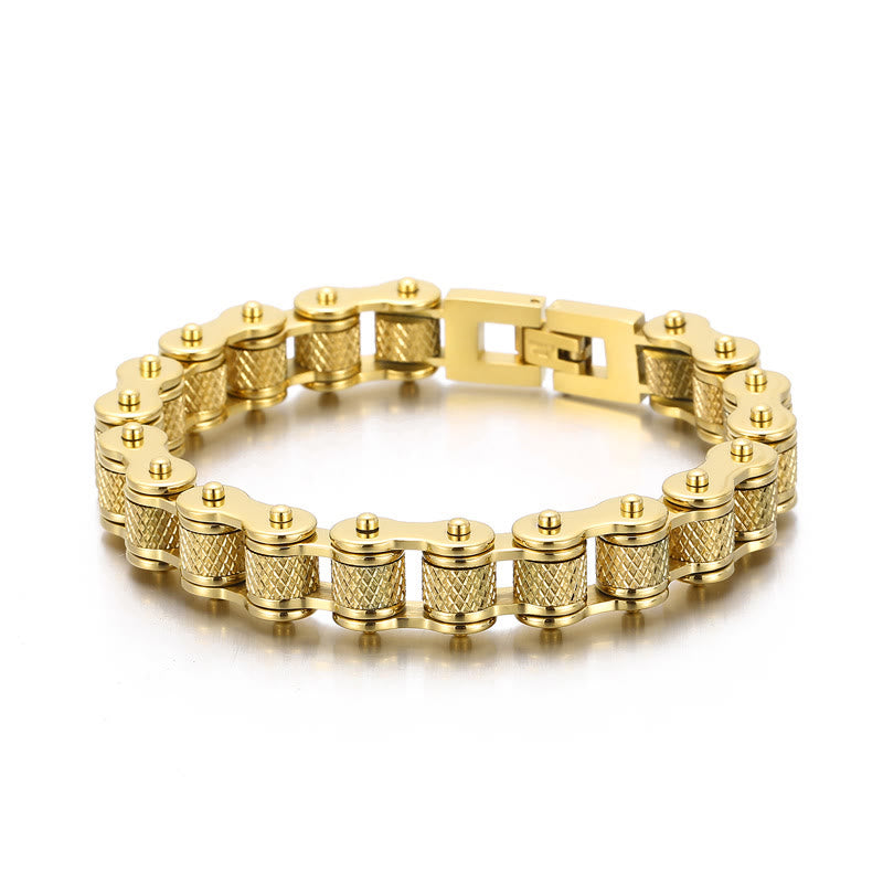 Motorcycle Chain Solid Bracelet