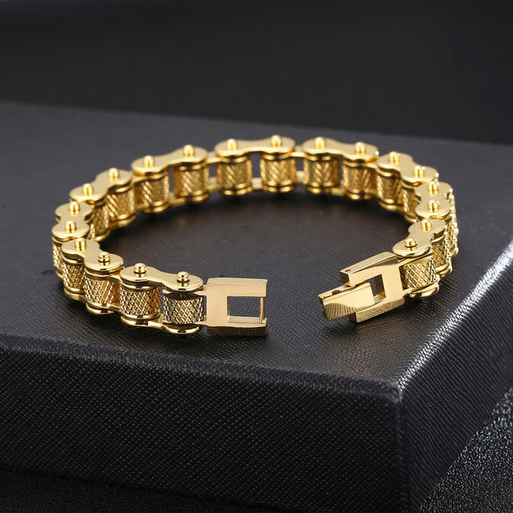 Motorcycle Chain Solid Bracelet